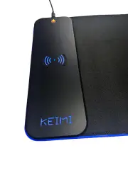 Keimi 15W Wireless Charging Extended Mouse Pad with RGB