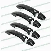 NKH For 09-12 Audi A4 Wagon Carbon Fiber Side Smart Lock Door Handle Covers Trim (for: Audi)