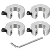 SBR20 Linear Rail Shaft Stop Collars with a Nickel Flat Head Wrench 4pcs
