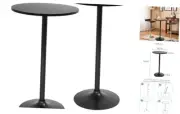 Modern Bar Table 2 Set 40" Height Kitchen Dining Table Round Pub Table