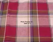NEW Longaberger STUCK ON YOU Basket LINER in PAPRIKA PLAID-in Orig Bag FREE SHIP