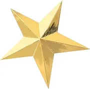 GRIRIW Magnetic Five-pointed Star Wall Stars Decoration Medal Star Decor Medal DIY Ornament Star Decoration Medal Star Accessory Metal Star Decor Medal Making Star Delicate Star Craft