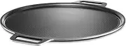 [HexClad] Hybrid Nonstick Pizza Steel for Pizzas and Flatbreads Up to 14", Dishwasher-Friendly, Oven and BBQ-Safe Up to 900°F