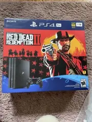 Sony PlayStation 4 Pro Console with Red Dead Redemption 2
