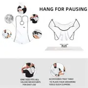 4Pcs Beard Apron Waterproof Beard Bib with 2 Suction Cups Effortless to xitVP
