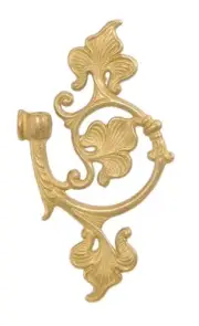 B&P Lamp 6 1/8" X 3 7/8" Cast Brass Arm Back