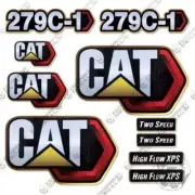 Fits Caterpillar 279C-1 Decal Kit Skid Steer (CUSTOM) - 7 YEAR OUTDOOR 3M VINYL!