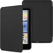 [Sanyetral] Premium PU Leather PC Hard Back Cover with Auto Sleep/Wake Function, Incompatible with TCL Remarkable Nokia -Black