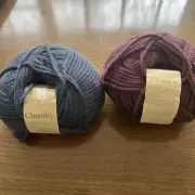 2 Skeins Rowan Chunky- burdock & darkling