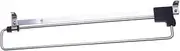 [TOGEVAL] Retractable Clothes Hanger Rod Telescopic Wardrobe Rail for Space Saving Storage Non-Slip Design for Coats Towels and Scarves Silver