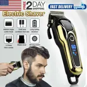 Professional Hair Trimmer Clippers Men's Barber Cutting kit Cordless Machine Set