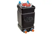 Jaz Products 1 Gallon Nitrous Enrichment Fuel Cell (Black No Foam) 2 x -8AN Outlets, 1 x -6AN Return, 1 x -6AN Rollover Vent