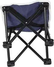 Kisangel Portable Folding Fishing Chair: Lightweight Camping Stool Comfortable Outdoor Seat for Hiking Backpacking Easy to Carry and Store
