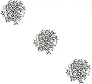 STOBOK Sets Silver Mini Brads Pastel Craft Brads Metal Paper Fasteners Round for Scrapbooking Crafting and DIY Projects Pcs