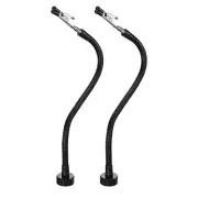 2pcs Solder Helping Hands,Third Hand Tool with Alligator Clip,Magnetic,Black,11"