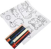 CIYODO Boys and Girls Coloring Painting Paper Educational Coloring Poster Graffiti Roll Poster Boys and Girls Drawing Pad Wall Sticker Decor