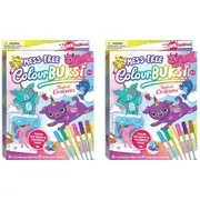 2x Inkredibles: Magical Creatures Colour Burst Activity Kit Kids Educational 3y+