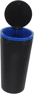 Beatifufu Automobile Waste Basket Leakproof Car Trash Can Small Waste Bin Desk Accessory Garbage Can