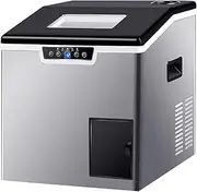 Ice Machine Ice Maker Countertop, Automatic Crushed Ice, 88lbs/Day, 3 Way Water Refill, Self-Cleaning Ice Maker Machine, Ice Makers Countertop Ideal for Home, Office, Bar, and Party Countertop