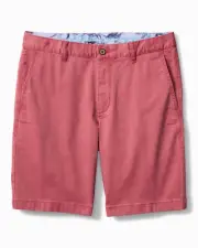 $99.50 Tommy Bahama Men's, Boracay 10" Chino Shorts, Wild Geranium, 40