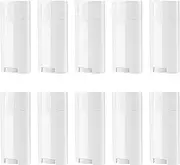 Framendino, 10 Pack 2.5 Oz Empty Deodorant Containers Plastic 75 ml White Oval Twist-Up Refillable Tubes Container for DIY Deodorant