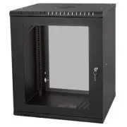 Stalflex RC19-12U-600GB Rack Cabinet 19" 12U, 600MM Glass Door, Black