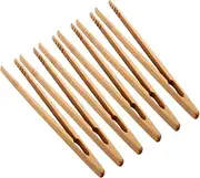 6Pcs Wooden Tweezers Early Learning Fine Motor Skills for Educational Grip Tools for Sensory Play for Birthday and