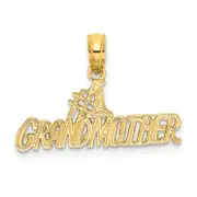 14K Yellow Gold #1 Grandmother Charm