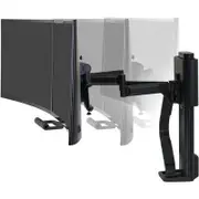 Ergotron 45-631-224 TRACE Dual Monitors Panel Clamp Matte Black