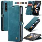 For Samsung Galaxy Z Fold 6/5/4 Wallet Case Shockproof Leather Magnet Flip Cover