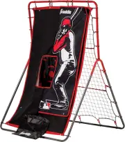 Franklin Sports Baseball Pitching Target and Rebounder Net - 2-In-1 Switch Hitte