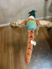 FOFOS Multicolor Birds Dog Toy - 16” W/Clinker & Squeaker