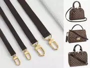 Dark Brown Replacement Leather Bag Straps