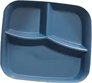 Ciieeo Divided Serving Dish Multi-use Compartment Dinner Plate for Portion Control for Picnics Restaurants and Home Use Microwave Oven Safe Easy to Clean