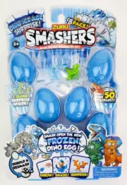 ZURU Smashers DINO ICE AGE SURPRISE 6 Smasher Eggs 8 Smashers & Slime Surprise