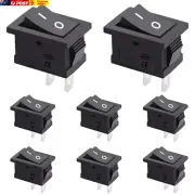 10PCS 12V Rocker Switch On/Off 2 Pin 2 Position SPST Car Car Boat Rocker Toggle