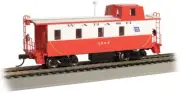 HO-SCALE STREAMLINED CABOOSE WABASH RAILROAD BY BACHMANN SILVER SERIES