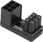 6Pin Female to 6Pin Male 180 Degree Angled Adapter,Desktops Graphics Card Adapter Power Supply 6Pin U Turn,Stable Performance (PH36A+ 1PCS)