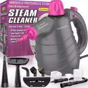 Limpiadora de vapor de mano con 10 piezas de accesorios