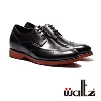 在飛比找momo購物網優惠-【Waltz】內增高鞋 經典雕花 紳士皮鞋(213007-0