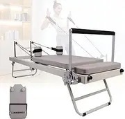 Foldable Pilates Reformer,Pilates Reformer Machine for Home and Gym,Core Workout Equipment