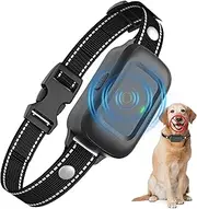 Honey Paws Anti Bark Collar for Medium Large Dogs, Ultrasonic Anti Barking Device for Dogs, Painless Dog Barking Collar Deterrent Device Rechargeable Anti Barking Collar for Dog