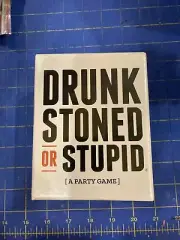 "Drunk Stoned Or Stupid" - Party Game - 250 Cards - Adult Game New B2