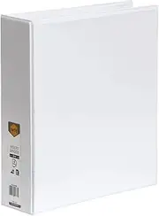 MARBIG(R) 5424008B Clearview Insert Binder A4 4D Ring 50Mm Wh