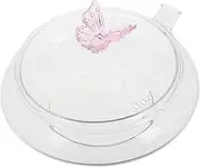 CHICAMPERA Elegant Glass Teapot with Infuser Drip Spout for Loose Leaf Tea for Tea Parties and Home Brewing Timeless Design for Personal Use and Gatherings