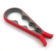 Jar Opener Rubber Multifunctional Adjustable Multiple Opener 4 in 1 Quick Lid Bottle Cap Grip Twister Remover Kitchen Tool, Jar Gripper, Lid Opener, Can Opener