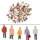 Vibrant and Detailed Model People Set for HO Scale Train Layouts 50 Count