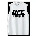 2024新款比賽訓練專用UFC格鬥T恤毒液泰拳背心夏季UFC衣服一整套無袖T恤MMA綜合速乾