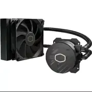 MasterLiquid 120L Core 120mm Close-Loop AIO Liquid Cooler, White LED Pump, Ge...