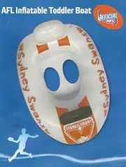 AFL SYDNEY SWANS Boat Inflatable for Toddlers - Official Product NEW!